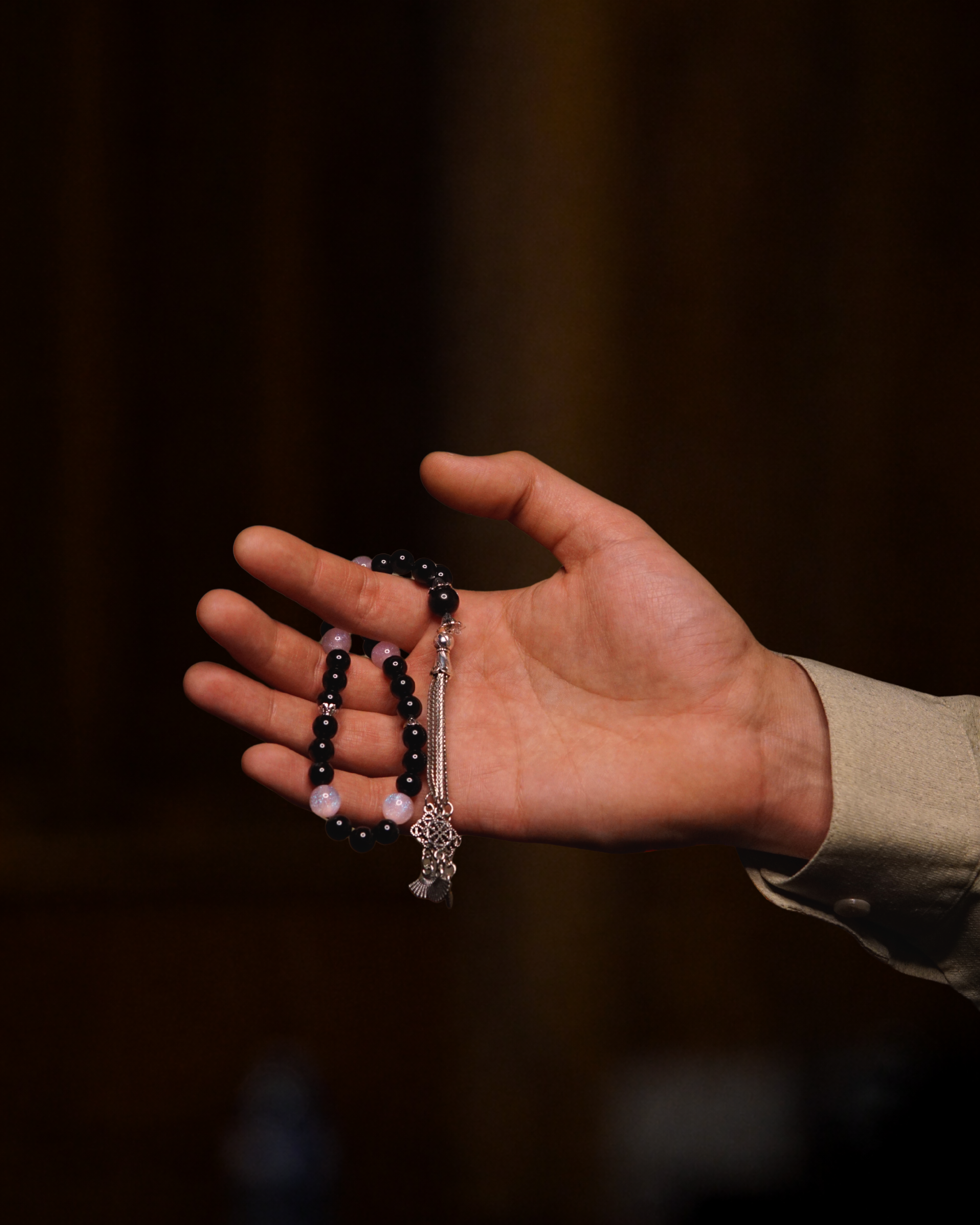 Layali Tasbih | Pink & Black