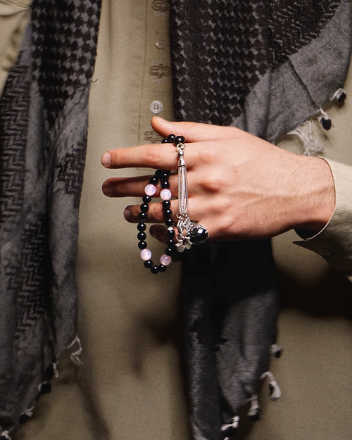 Layali Tasbih | Pink & Black